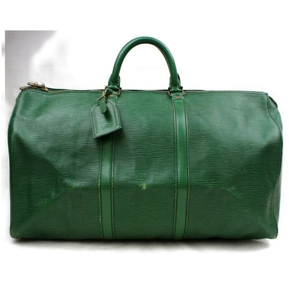 Louis Vuitton Handbags - Louis Vuitton Boston Bag Keepall 50 Greens Epi